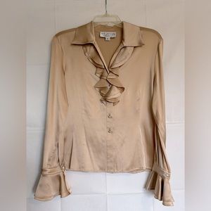 ST JOHN silk blouse